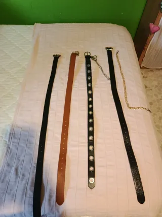 Lote 5 cinturones mujer