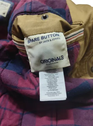 JACK & JONES giacca cappotto cappuccio montagna L