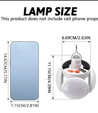 Lámpara LED Solar Portátil