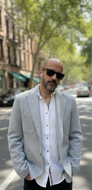 Americana Desigual Neopreno Gris Talla L