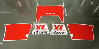 Autocolantes para honda XL 125 - Black