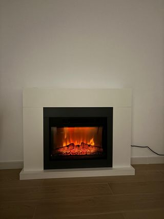 Chimenea eléctrica moderna
