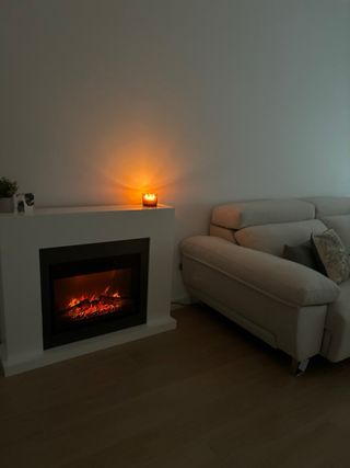 Chimenea eléctrica moderna