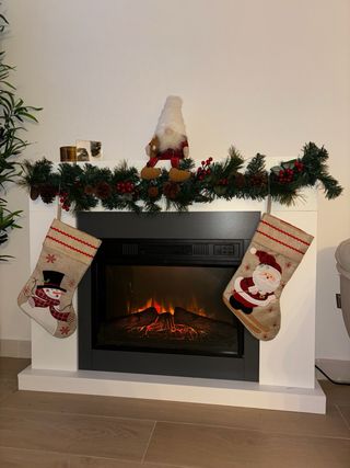 Chimenea eléctrica moderna