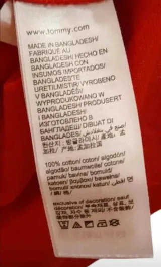 Polo Tommy Hilfiger Rojo