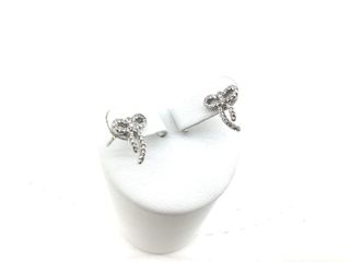 pendientes plata 925mm con piedra con circonita