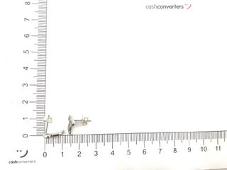 pendientes plata 925mm con piedra con circonita