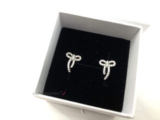 pendientes plata 925mm con piedra con circonita