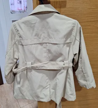 Trench Zara niña beige