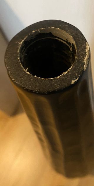 Jarrón alto negro para suelo