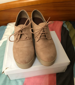 Zapatos rosa ante plataforma talla 41