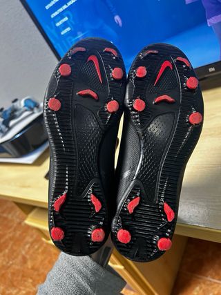 Botas Fútbol Nike Phantom Niño Negras