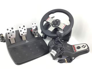 volante pc logitech g27g27 racing wheel + pedal & shift