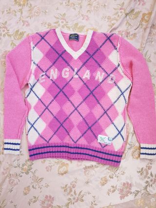 Maglione Vintage Lana Gaudi Rosa size M ITALY
