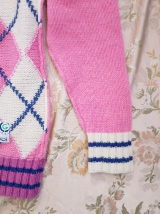 Maglione Vintage Lana Gaudi Rosa size M ITALY