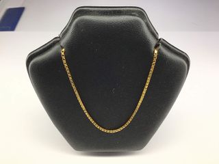 cadena oro 18k 32cm