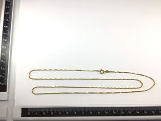 cadena oro 18k 32cm