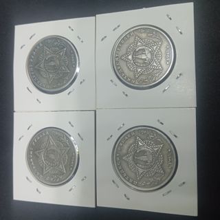 (N°15) 1945 4 MONEDAS ANTIGUAS TANQUES SOVIÉTICOS