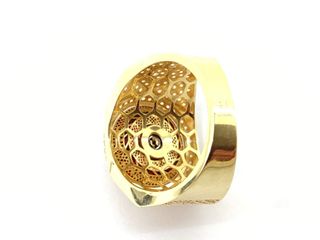 sello oro 18k con circonita