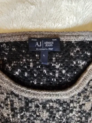 Jersey AJ Armani Jeans de lana nuevo
