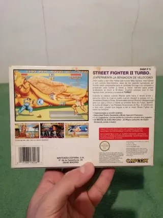 Street Fighter II Turbo Super Nintendo PAL ESPAÑA