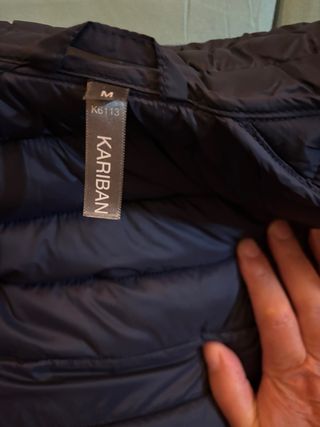 Chaleco acolchado sin manga Talla M