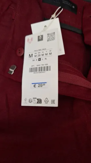 Bermuda Talla 40 Granate