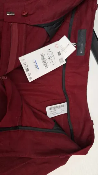 Bermuda Talla 40 Granate