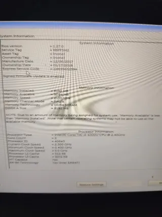 Portátil Dell Latitude E7280 para piezas