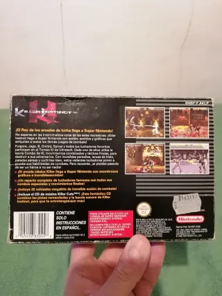 Killer Instinct Super Nintendo PAL ESPAÑA