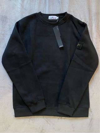 Sudadera Stone Island Negra suave y cálido