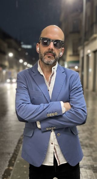 Americana Montepicaza azul Talla 50