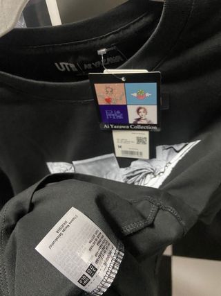 Camiseta Uniqlo Nana Ai Yazawa Talla M Black Stone