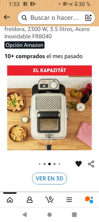 Freidora Tefal Oleoclean Pro 3.5L