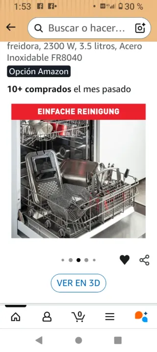 Freidora Tefal Oleoclean Pro 3.5L