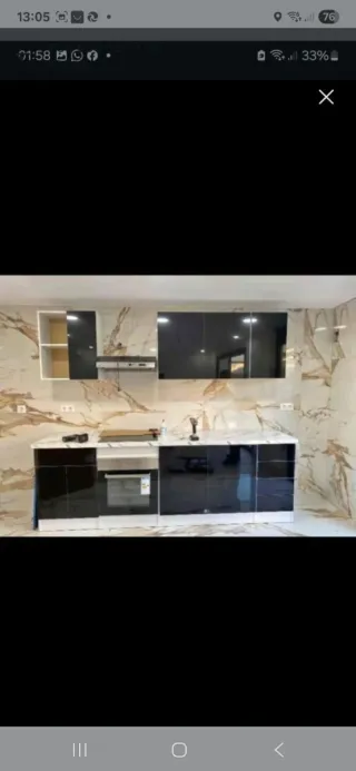 Muebles de Cocina Nuevos Madera Beige/Marrón