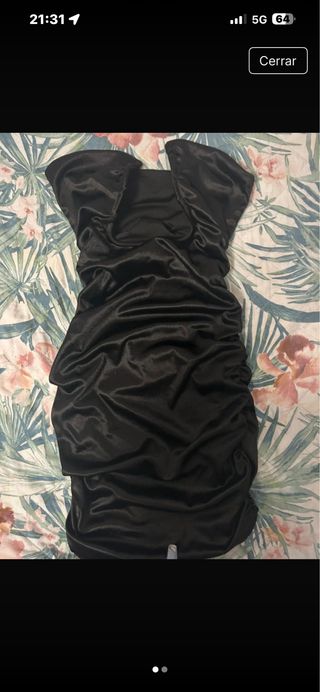 Vestido largo estampado multicolor