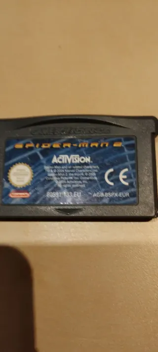 Pokémon Rojo Fuego y Spider-Man 2 GBA