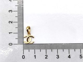 colgante oro 18k con piedra con circonita
