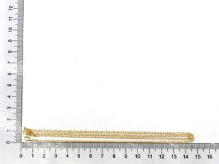 cadena oro 18k 30cm