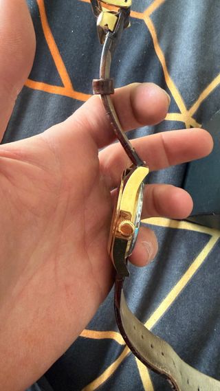 Reloj Kenneth Cole Automático Esqueleto Dorado