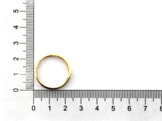 alianza oro 18k con piedra con circonita