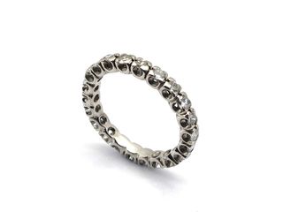 anillo oro 18k con piedra con diamante