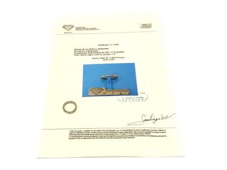 anillo oro 18k con piedra con diamante