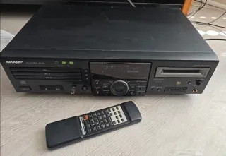 Reproductor 3 CDs música y Minidisk