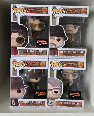 Funko Pop! Indiana Jones (4 figuras)