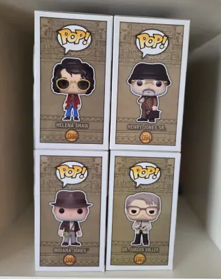 Funko Pop! Indiana Jones (4 figuras)