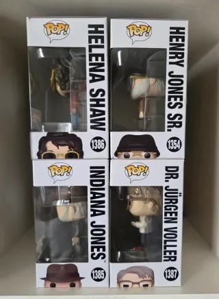 Funko Pop! Indiana Jones (4 figuras)