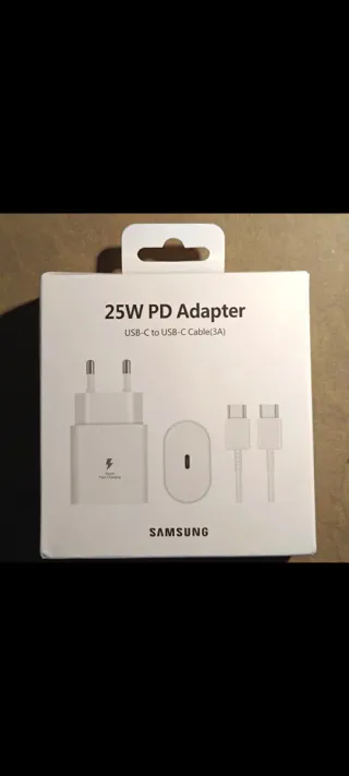 CARGADOR SAMSUNG PD 25W CARGA RÁPIDA 1MCABLE