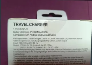 CARGADOR SAMSUNG PD 25W CARGA RÁPIDA 1MCABLE